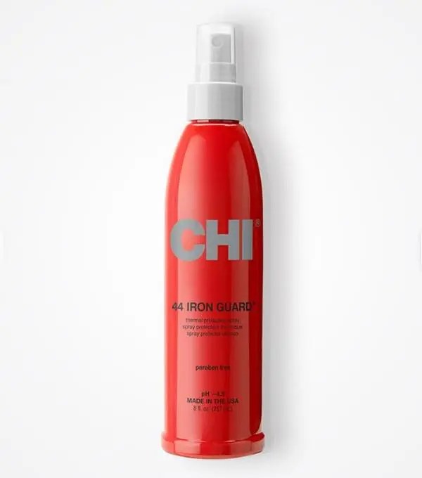 CHI 44 Iron Guard Thermal Protection Spray - Ceramic Heat Protectant for Normal Hair Styling, 8 fl oz (237 ml) Haircare Bottle Product