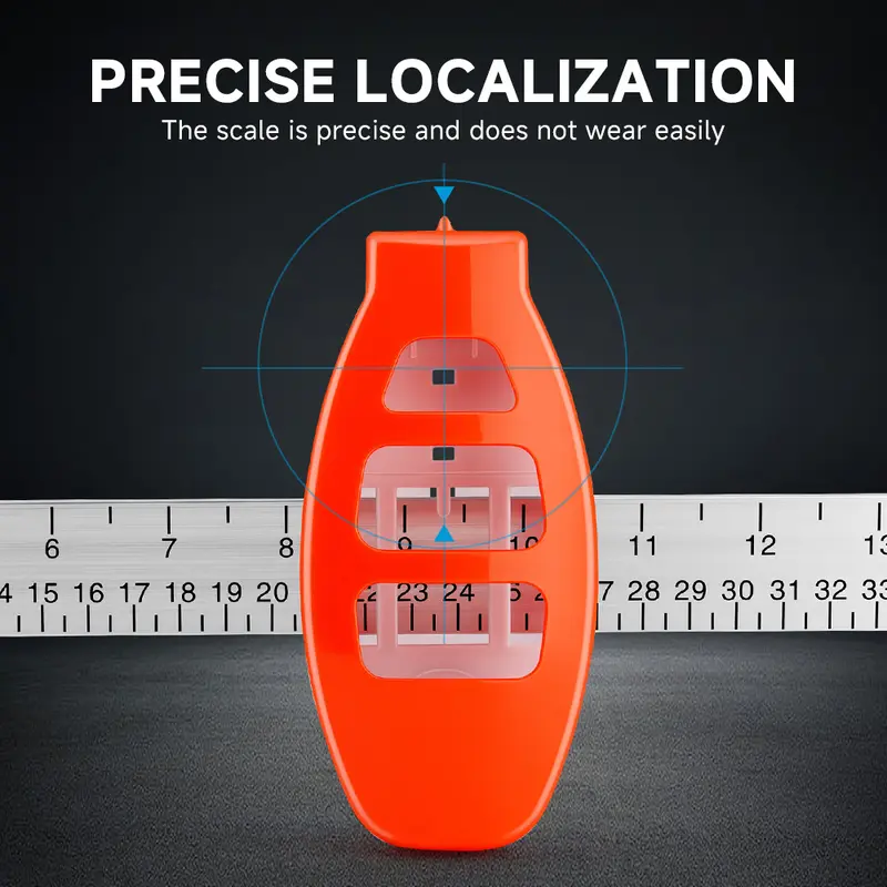 Picture hanging tool ruler alignment detail