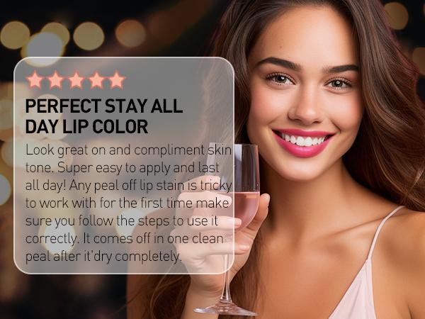 【FREE SHIPPING】2PCS iMethod Lip Liner Stain - Lip Stain, 2-In-1 Dual-Ended Peel Off Lip Stain with Tweezer, Natural Long Lasting Peel Off Lip Liner, Easy to Use for All Skin Types, Stay All Day, Nude Pink