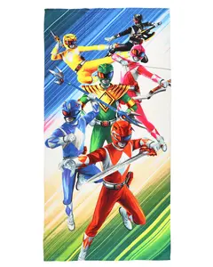 Power Rangers Beach Towel Mighty Morphin In Action 30"x60"