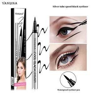 24HR Waterproof Eyeliner Pencil – Smudge-Proof & Long-Lasting, Smooth Creamy Formula with Easy Glide Application for Natural to Bold Cat Eye Looks, Beginner-Friendly & All-Day Wear
