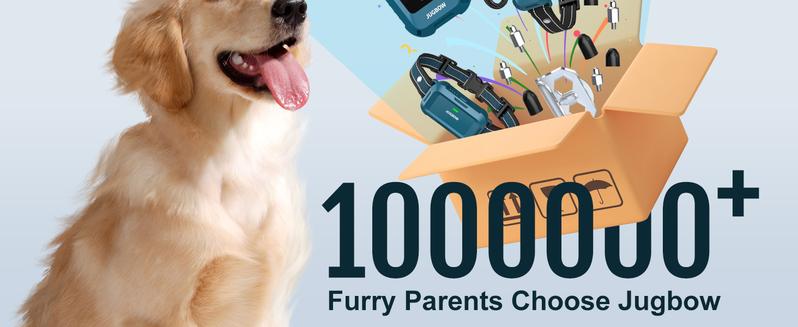 Jugbow Dog Training Collar - 4200FT Dog Training Behavior Aid, IPX8 Waterproof Electric Collar with 4 Training Modes, Security Lock, Rechargeable Collars for Large-DT68 Outdoor