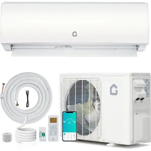 12000 BTU 21 SEER2 Mini Split Air Conditioner & Heat Pump, 115V WiFi Enabled Energy Efficient Wall-Mounted AC Unit, Cools Up to 750 Sq. Ft with Installation Kits