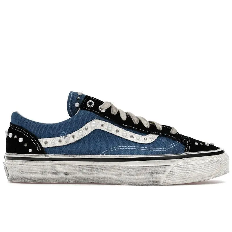Vans Men's LX Old Skool 36 Pearlized Pack Black Navy Skateboarding Shoes, from StockX