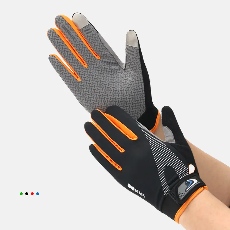 Handlebar Sports Gloves for Adults, Touchscreen Ready Full-Finger Design with Breathable, Non-Slip Grip for Mountain Biking, Road Cycling & Running, Male, Comfortable During Rides, Mountain Road Bike Riding, Female, Unisex, Multiple Colors, Touchscreen Co