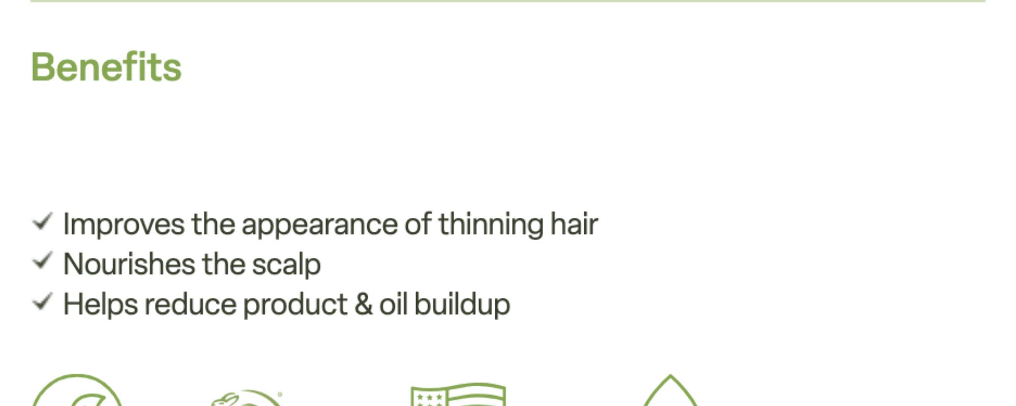 30ml Scalp Serum | Nourish, Detoxify, Improve Appearance Thinning Hair