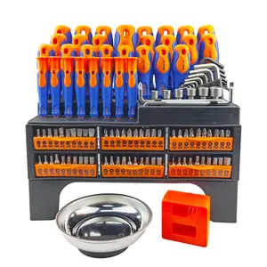 118-Piece Magnetic Screwdriver Set, Plastic Grade, Men's Tools