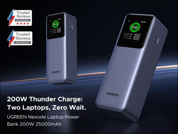 UGREEN 20000mAh 130W Power bank ,25000mAh 200W, 12000mAh 100W Fast Charging Powerbank, 65W Charger PD Super Fast Charging For iPhone 17/16/Macbook Air/Pro Lenovo Laptop, with LED Display Screen, TikTokShopBlackFriday ,TikTokShopJumpstartSale UGREEN 20000mAh 130W Power bank ,25000mAh 200W, 12000mAh 100W Fast Charging Powerbank, 65W Charger PD Super Fast Charging For iPhone 17/16/Macbook Air/Pro Lenovo Laptop, with LED Display Screen, TikTokShopBlackFriday ,TikTokShopJumpstartSale