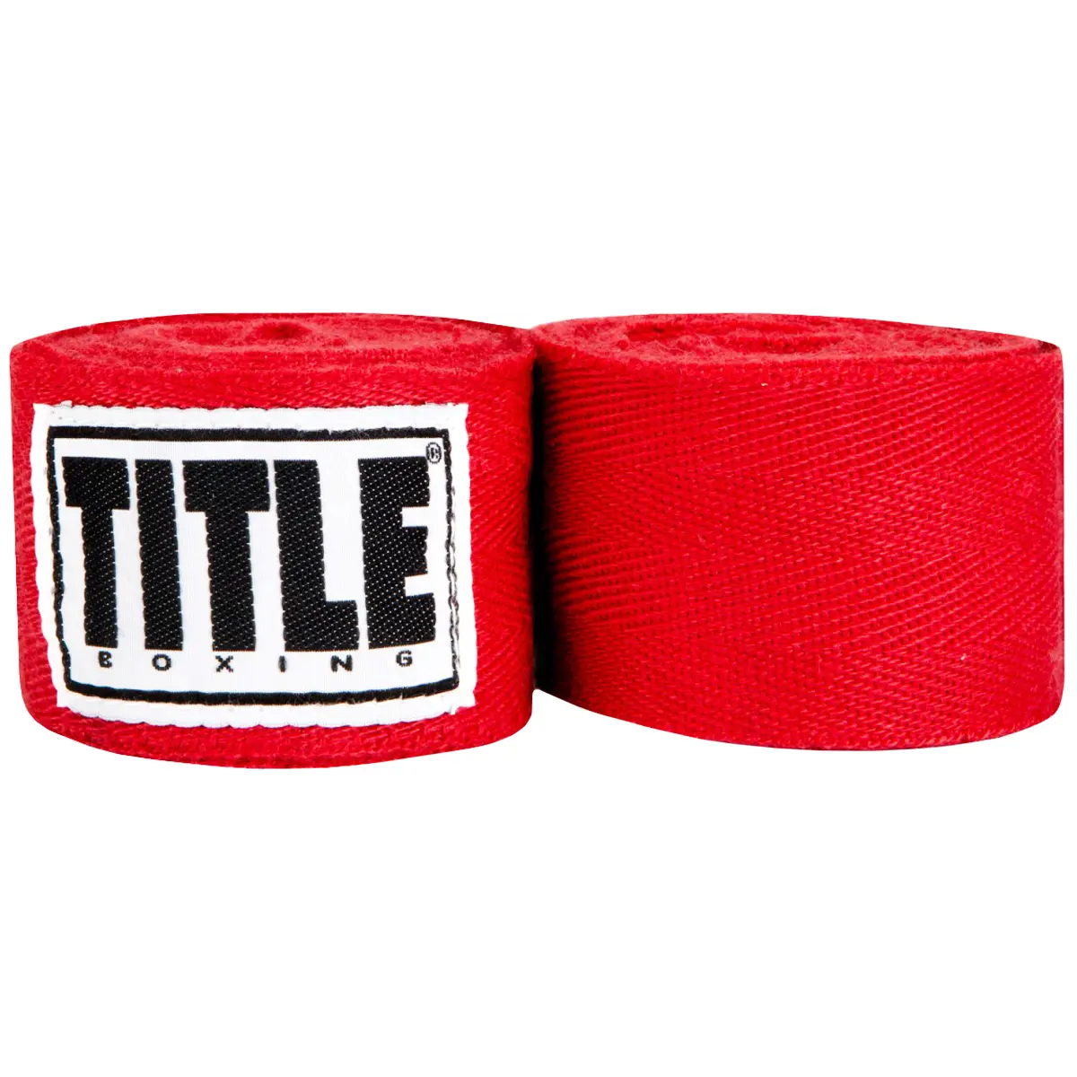 Title Boxing Traditional Weave Handwraps-Red, Boxing Equipment, Cotton, Hand Wraps Boxing