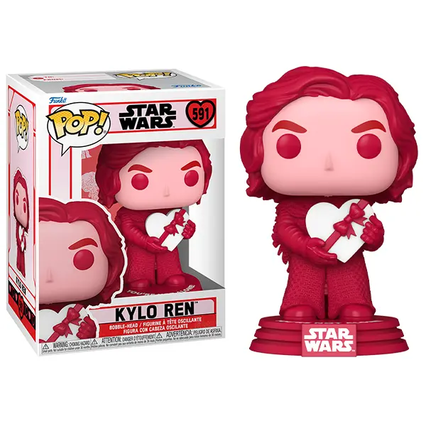 Funko Pop! Kylo Ren Valentine 591 Collectible Figure Vinyl with PopShield Protector