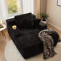 Black Plush Corduroy Basic model