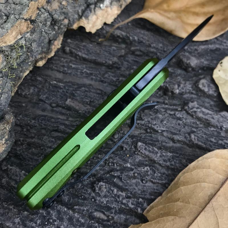 K7500 small tactical folding knife, aviation aluminum alloy handle, high-hardness blade, outdoor camping survival EDC knife, total length of 12 cm, weight of 40 g, the best gift.
