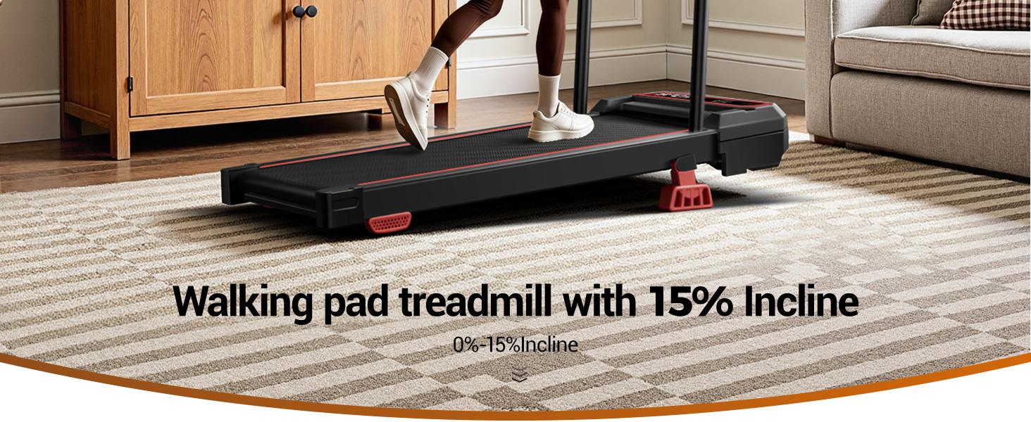 UMAY 3 Mode Vibration Treadmill with 15 Percent Incline and Remote Control 3.0HP Under 45dB 265LBS Capacity Portable Walking Pad for Home Office Desk Workers tiktokshopbacktoschool