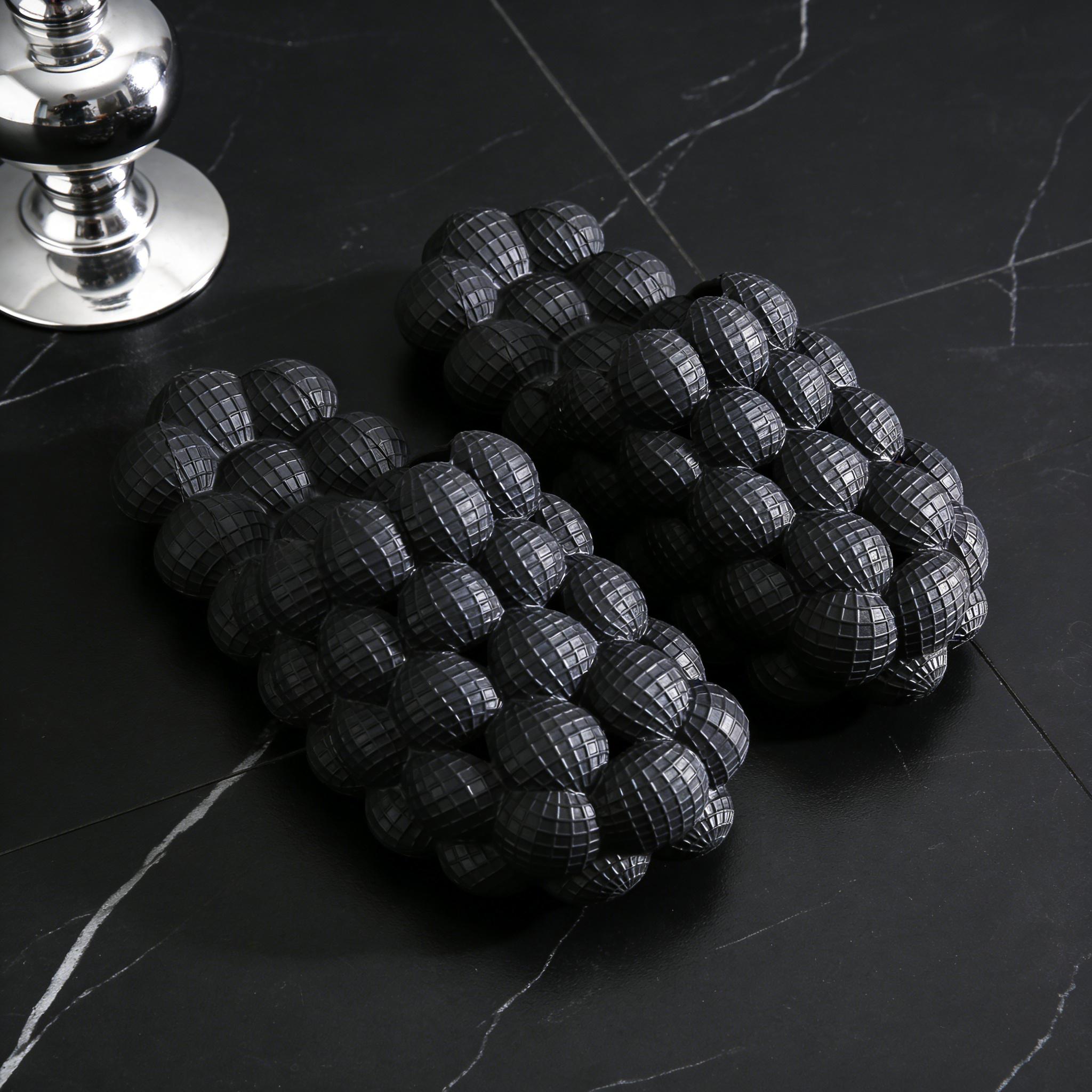 Lumubby Unisex Bubble Slide Summer "Poop Feeling" Grape Slippers Trendy EVA Anti Slip Home Massage Foot Soles for Bathing in the Shower Unisex Orange 3D Bubble Look Cloud like Comfort Footwear Women Shoe Soft