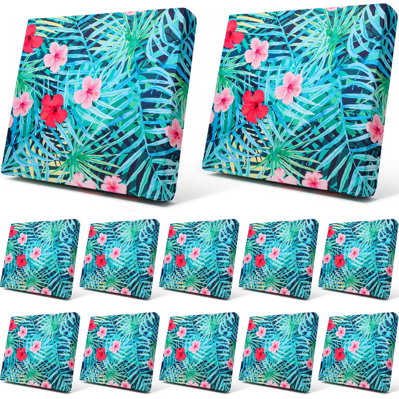 Easter Waterproof Patio Cushion Covers for Outdoor Patio Furniture & Indoor Sofa Cushions, 12/8/4Pcs, Elastic Pet-Friendly Sofa Cover Sofa Slipcover Couch Covers Anti-Slip Sofa Protector Sofa Seat Cover Replacement Sets for Spring Summer Patio Decor