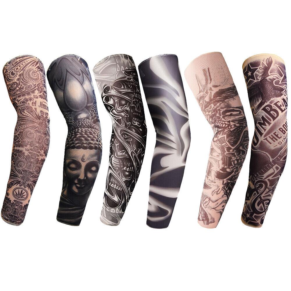 6PCS Cooling Tattoo Art Arm Sleeves Cover UV Sun Protection Sport Outdoor activities Set 6PCS Cooling Tattoo Art Arm Sleeves Cover UV Sun Protection Sport Outdoor activities Set