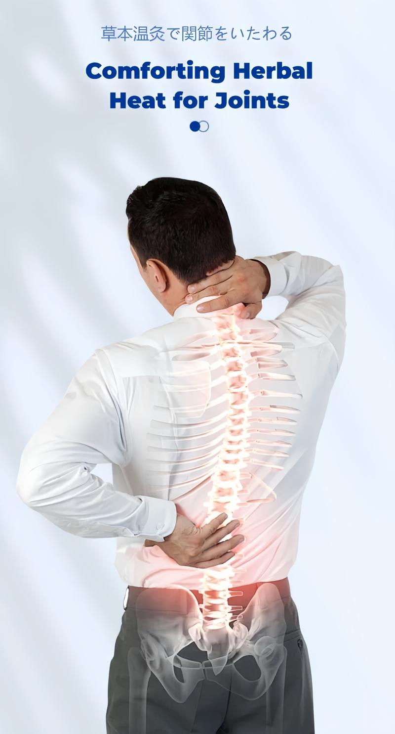 Japanese Kadoyan Brand Soothing Patch - Multi-Purpose Herbal Heat Patches with 7 Count for Natural Relief & Long-Lasting Warmth - Suitable for Joints & Muscles