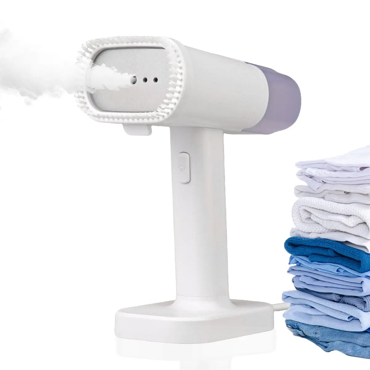 【Super Electric】Portable Handheld Garment Steamer | 1100W Powerful Fast Wrinkle Remover, US 110V Voltage, 300ml Large Water Tank, 1.5m Long Cord Mini Steam Gun for Home & Travel Use