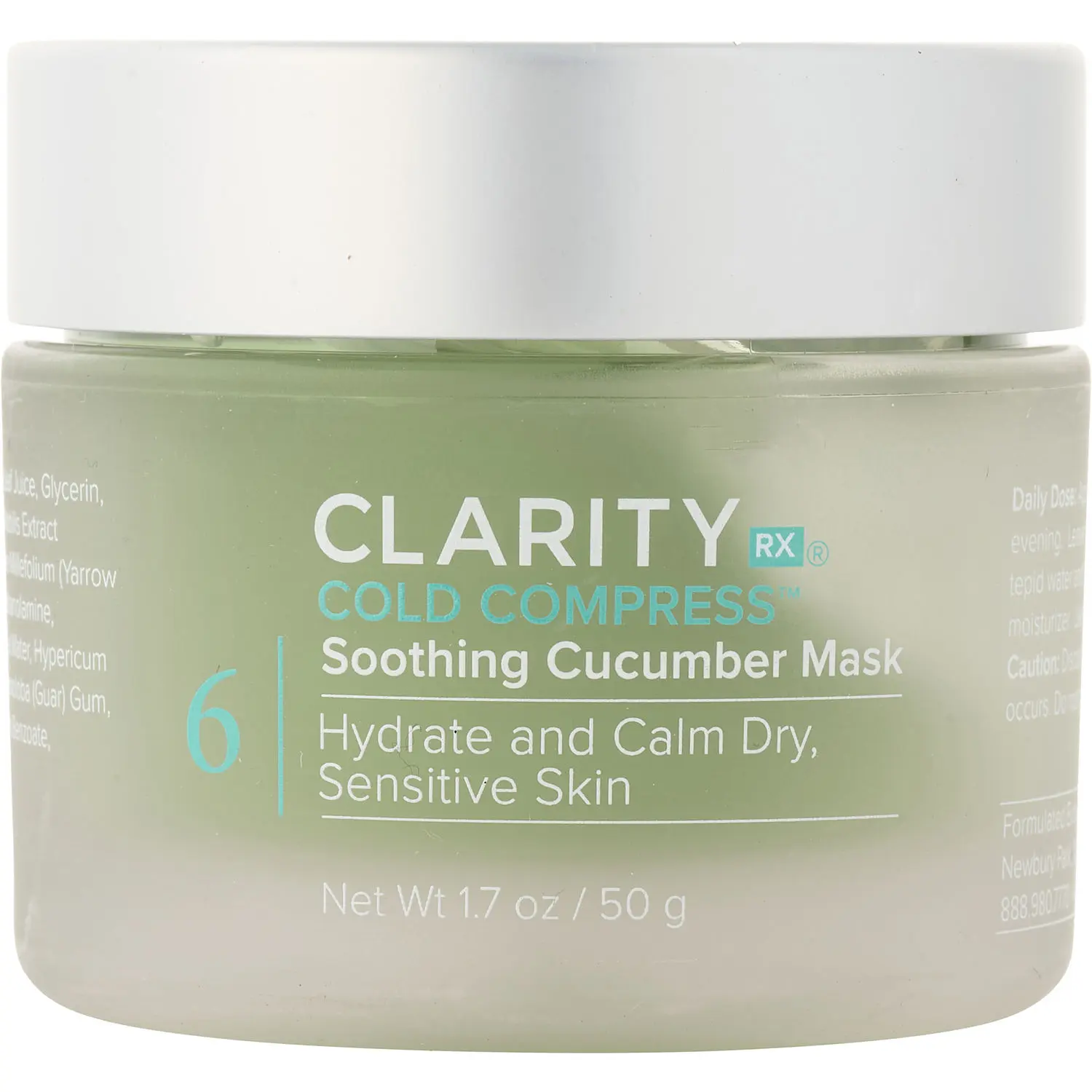 Clarityrx By Clarityrx Cold Compress™ Soothing Cucumber Mask For Women