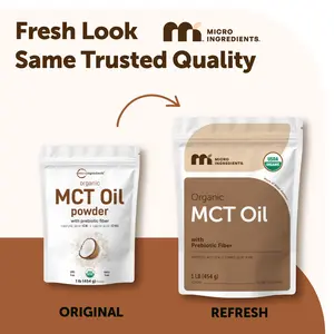 Micro Ingredients Organic MCT Oil Powder 1 Pound
