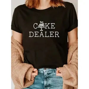 100% Cotton Cake Dealer Baker Gift Baking Women Men Business T-Shirt