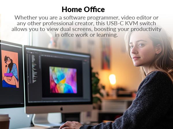 AV Access KD-E20 KVM Switch Docking Station for 2 Monitors 2 Laptops, 4K Dual Monitor, 100W PD for Each Laptop, 1G Ethernet, EDID Emulation AV Access KD-E20 KVM Switch Docking Station for 2 Monitors 2 Laptops, 4K Dual Monitor, 100W PD for Each Laptop, 1G Ethernet, EDID Emulation