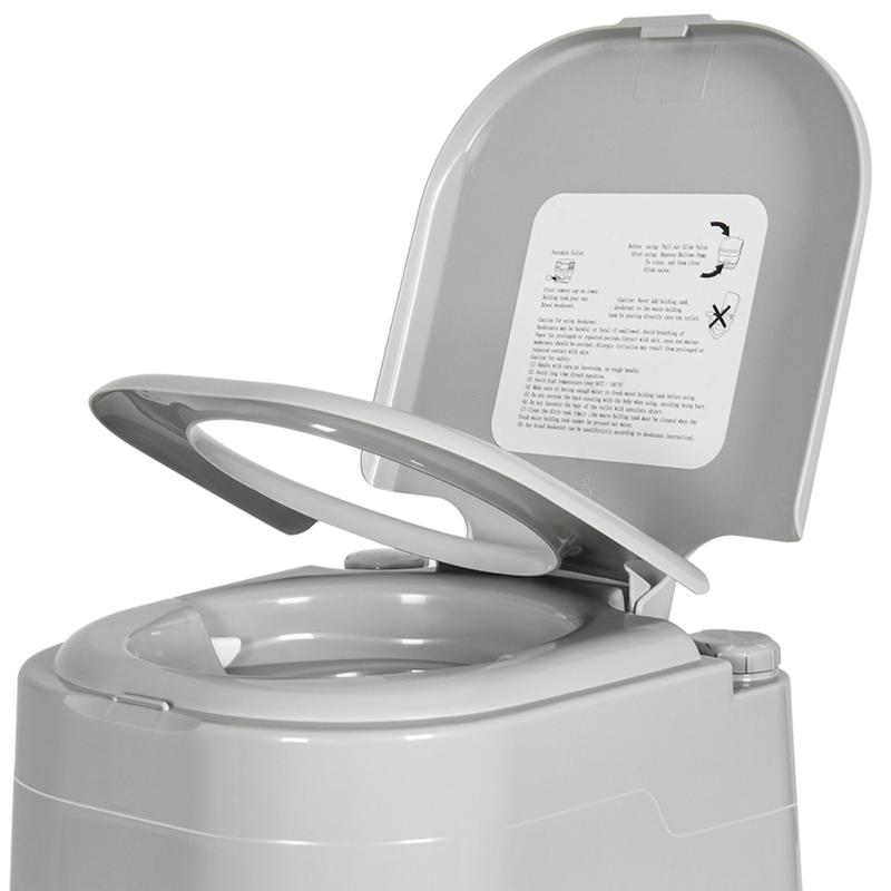 OEDRO 6.3GAL Portable Potty Toilet Outdoor Camping Portable Travel Mobile Flush Toilet