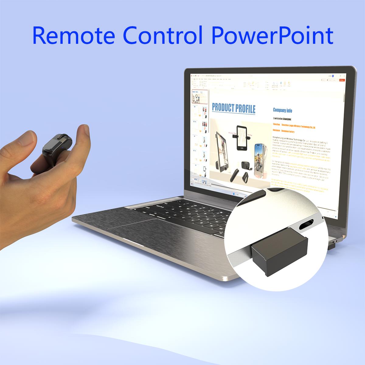 ZOZVO Bluetooth Remote Control Scrolling Ring Finger Air Mouse with Touchpad for Tik_tok Instagram YouTube,Video Scroller & Page Turn for Kindle APP, Remote for PowerPoint Slide,Selfie,Smart Mouse for Android,iOS and PC,Laptop,Mac,Tablet