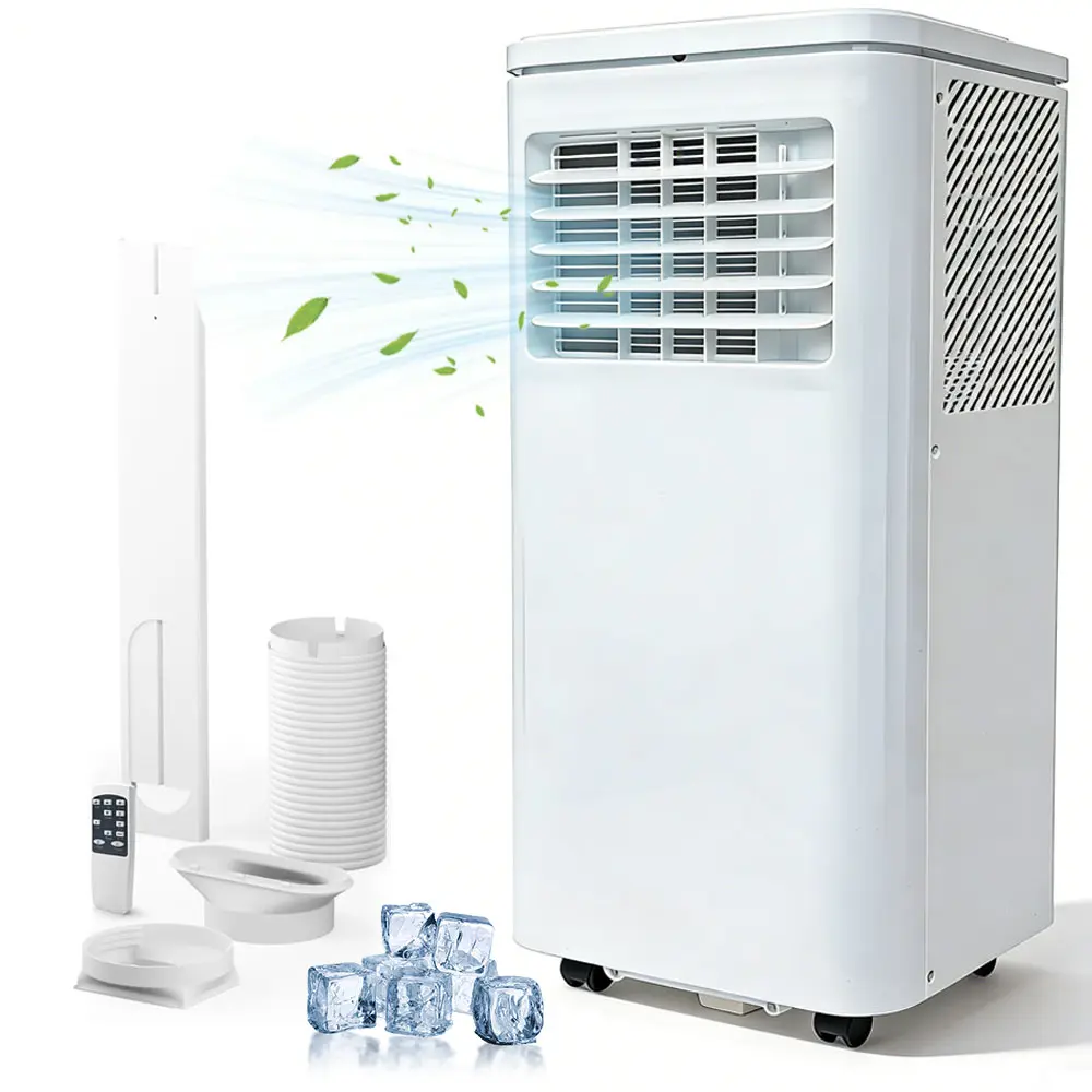 Garvee 8K/10K/14K BTU Portable Air Conditioner, 3-in-1 Cools 350/450/750 Sq.Ft, Quiet AC with Fan & Dehumidifier, LED Display, Remote, 24H Timer, Window Kit, for Bedroom/Office/Dorms