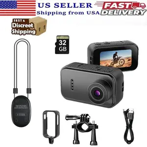 1080P Mini Body Camera Digital Camera Wearable Sports Camera Thumb Size Portable Camera Can Be Installed In Any Location Suitable Work Travel Fishing