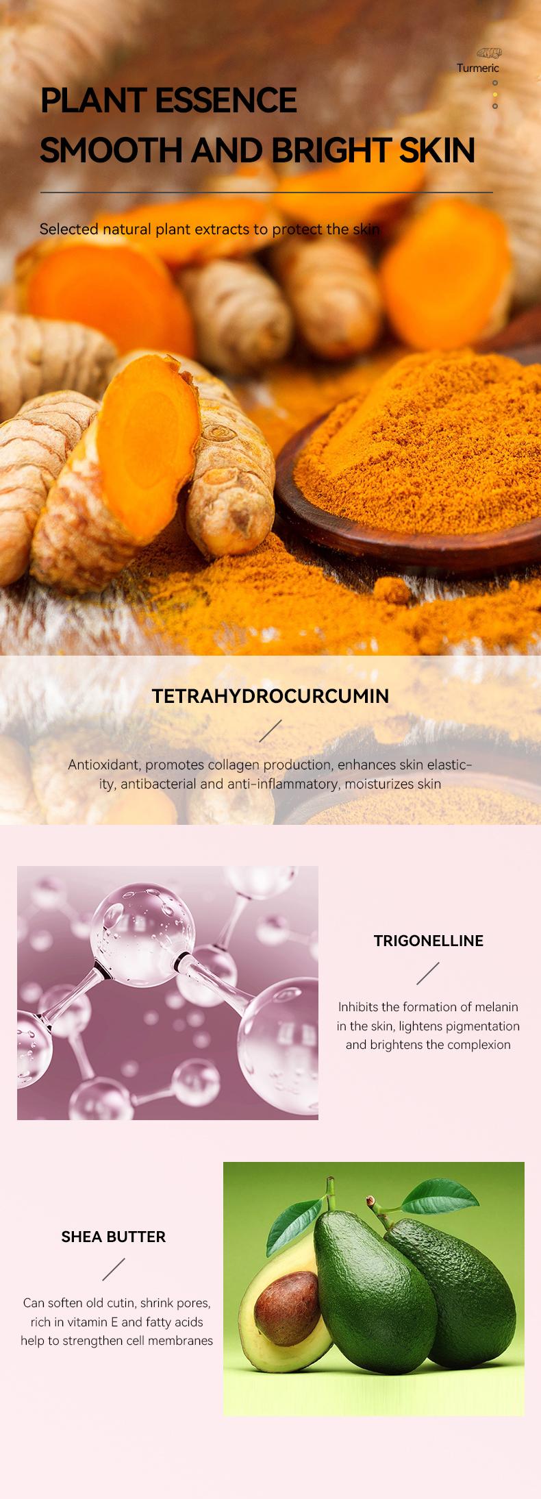MOOYAM Natural Turmeric Body Scrub - Moisturizing, Skin-Brightening Formula for Inner Thighs, Bikini Area