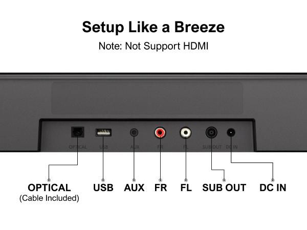 ULTIMEA Aura A40 7.1ch Virtual Surround Soundbar for Small Rooms- 4 Wired Surround Speaker, 4-inch Subwoofer, Smart App Control, Remote, for Compact Home Theaters, TV, MobilePhone, PC, Sleek Wall-Mountable, Apartment, Flat