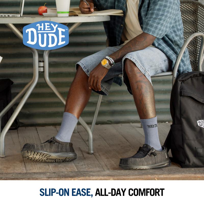 HEYDUDE Wally Stretch Sox - Mens Comfortable Slip on Shoes