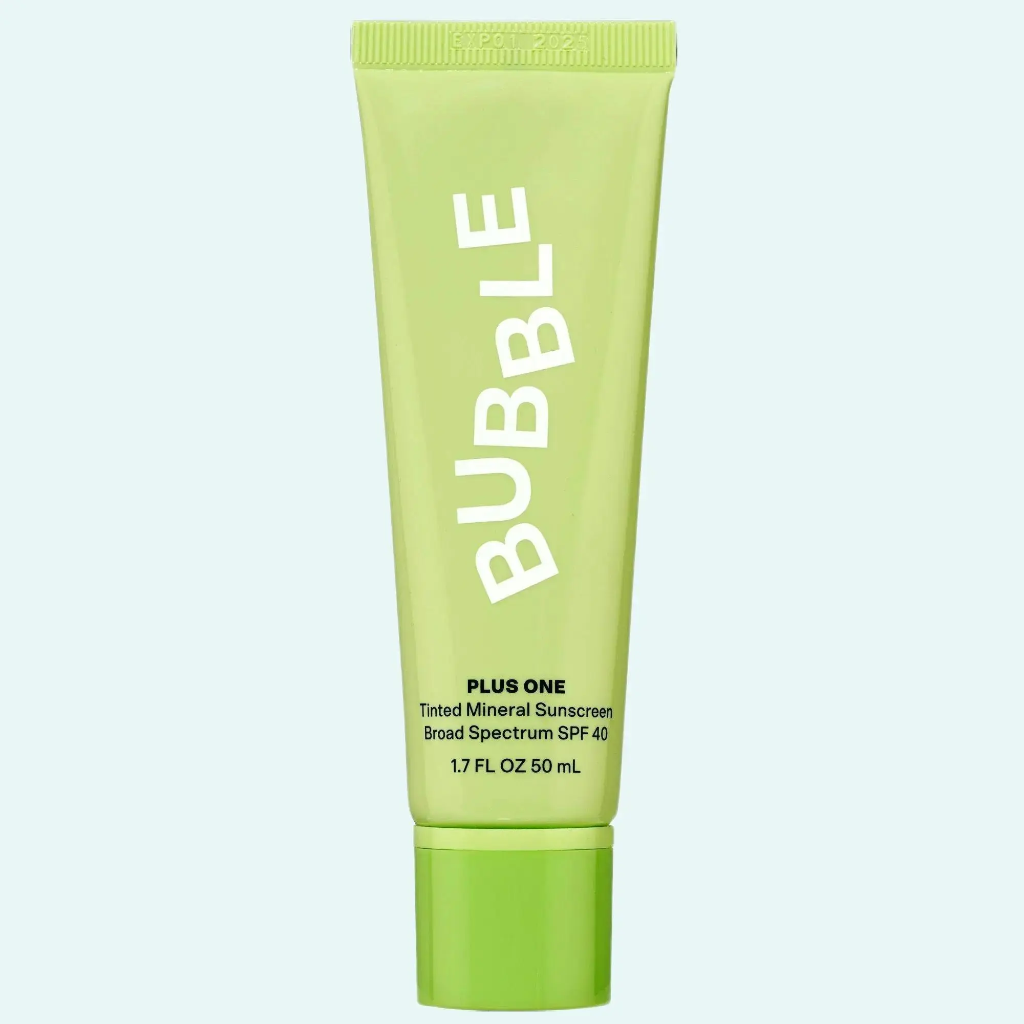 Bubble Skincare Plus One Tinted Daily Mineral Sunscreen Broad Spectrum SPF 40 