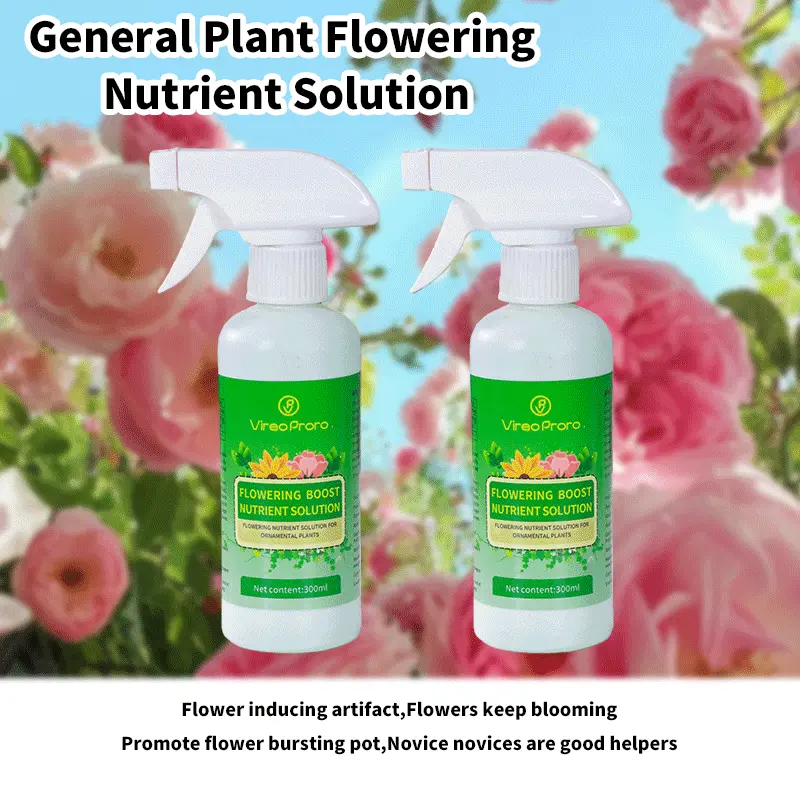 Bloom Booster Liquid Fertilizer | Promote Flowering, Vibrant Blooms & Strong Roots – Fast-Absorbing Plant Food for Indoor & Outdoor Flowers