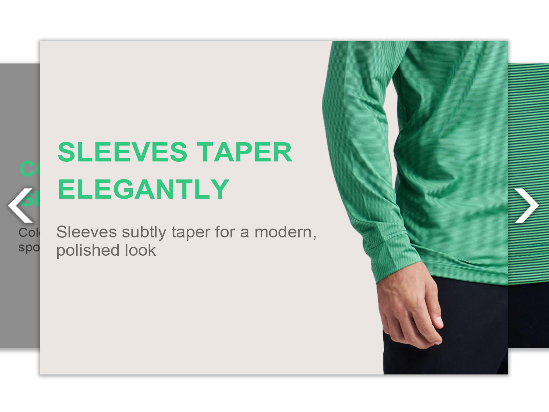 MAELREG Men’s Long Sleeve Striped Polo Shirt, Lightweight Dry Fit Moisture-Wicking Performance Golf Top SpringStatements