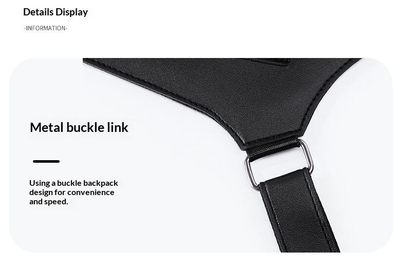 adjustable underarm backpack for men and women, anti-theft hidden storage, premium leather, lightweight pocket waist bag Bumbag shoulder bag