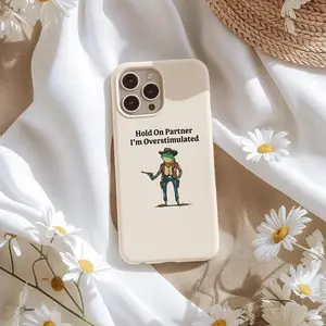 I'm Overstimulated Funny iPhone Case, Meme iPhone Case, Funny Gift, Gifts for Friends, Gift ideas, Joke, Funny Gifts, Sarcastic