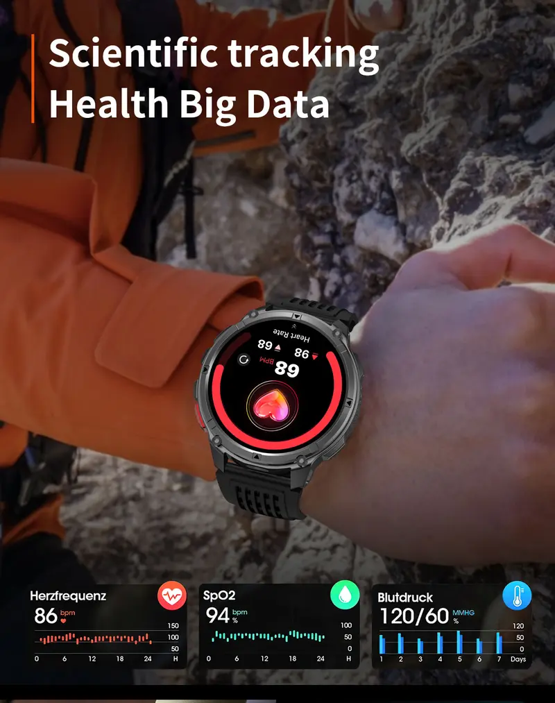 2026 Manly Style Smart Sports Watch for Men, Running Compatible with iPhone & Android - Wearable Device with LED Lights, Wireless Phone Call, Message, Voice Control, Weather, Stopwatch, Timer, 2026 Manly Style Sports Watch Gift for Men Dad Father 2026 Manly Style Smart Sports Watch for Men, Running Compatible with iPhone & Android - Wearable Device with LED Lights, Wireless Phone Call, Message, Voice Control, Weather, Stopwatch, Timer, 2026 Manly Style Sports Watch Gift for Men Dad Father