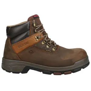 Wolverine Mens Cabor Epx 6 Inch Electrical Hazard Composite Toe  Work/Duty - Brown