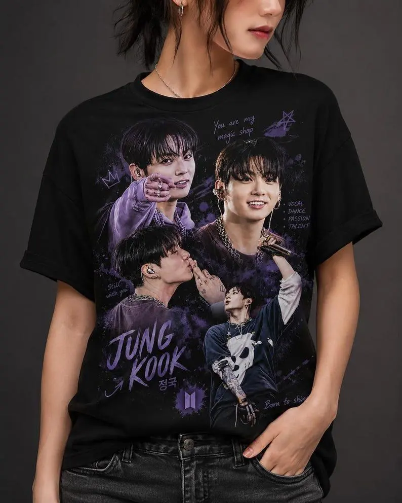  ×Jung Kookコラボ Tシャツ・タンクトップセット Jung kook shirt - TikTok Shop