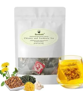 Bombala Organic Chicory & Gardenia Herbal Tea – Caffeine Free Vegan Botanical Blend with Chicory Root, Cassia Seed & Mulberry Leaf, Sugar Free Herbal Tea Bags