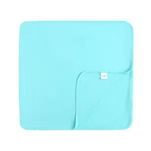Tranquil Turquoise Bamboo Swaddle Blanket