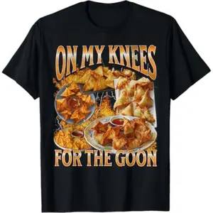 Humorous Crab Rangoon Meme T-Shirt Featuring Catchy Bootleg Graphic Design Perfect for Casual Wear