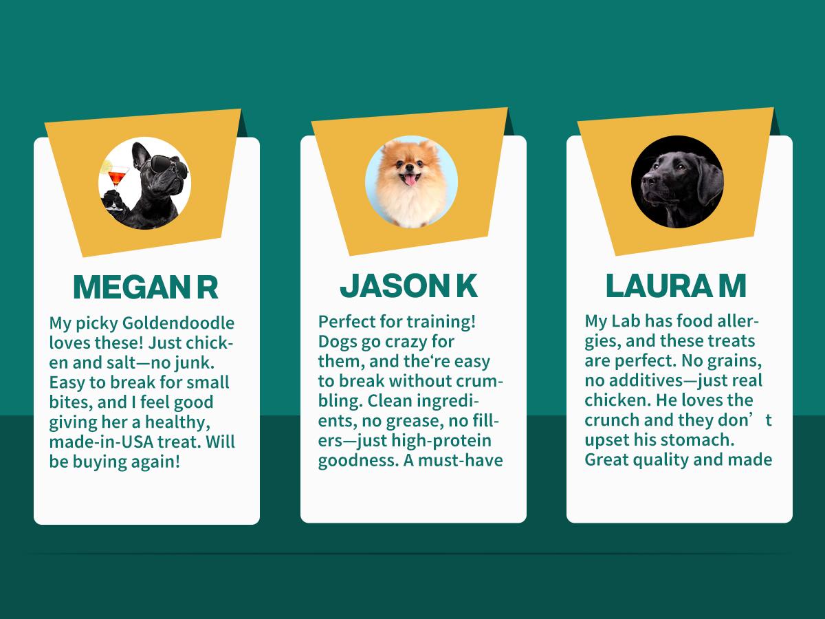 6.3 Cal Low-Fat Training Treats! Ideal for Senior & Small Dogs, Healthy & Guilt-Free