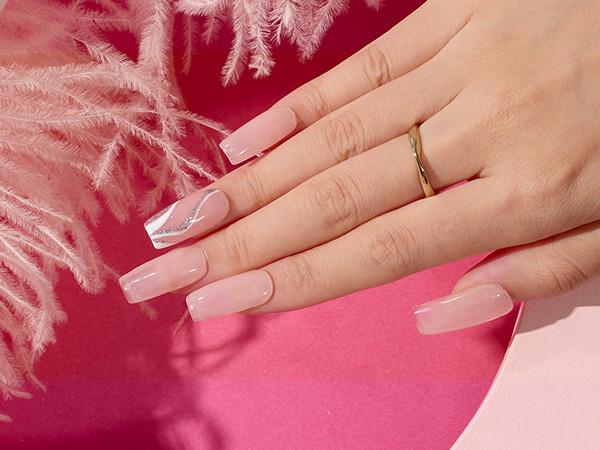 Beetles Poly Nail Gel Kit Starter Kit-6 Colors Clear Nude Brown Neutral Colors All In One Kit Poly Nail Extension Gel Set Builder Hybrid Jelly Gel with Base Top Coat Gift for Women Manicure