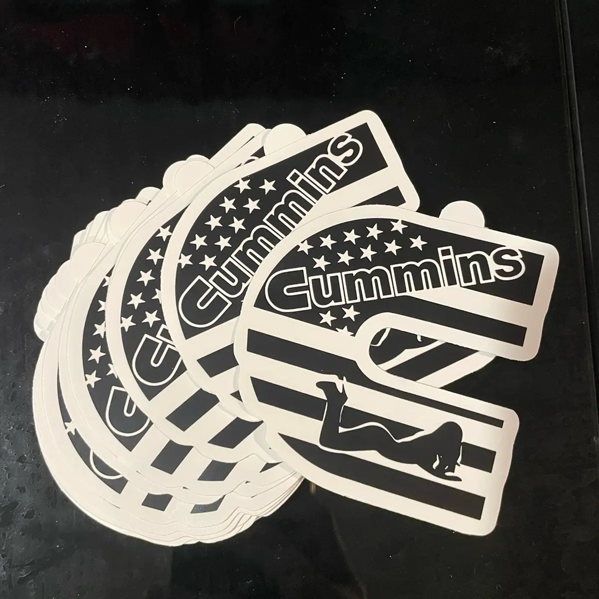 Cummins American Die-cut Sticker