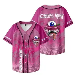 Subtronics Merch Baseball Jersey – EDM Rave Festival Outfit for Women and Men