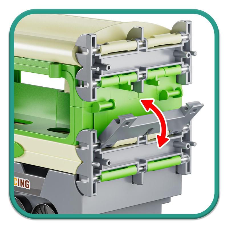 Durable Garage Multifunction Dinosaur/Princess/Unicorn Truck Toys for 2-7 Year Boys & Toddlers Foldable Track 2 Player Race Mode Light Sound Transport Carrier with 6 Dino Cars 12 Accessories Birthday Christmas Gift Idea for Kids Girls