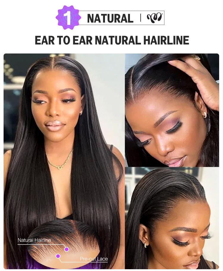 [NEW IN] Megalook 13x6 Glueless Full Lace Front Wig HD Transparent Lace Curls Wig Easy Wear Go Wig For Black Women Natural Hairline Beginners Friendly
